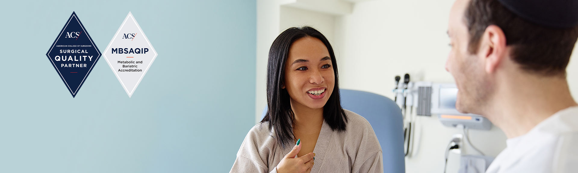 patient talking to doctor